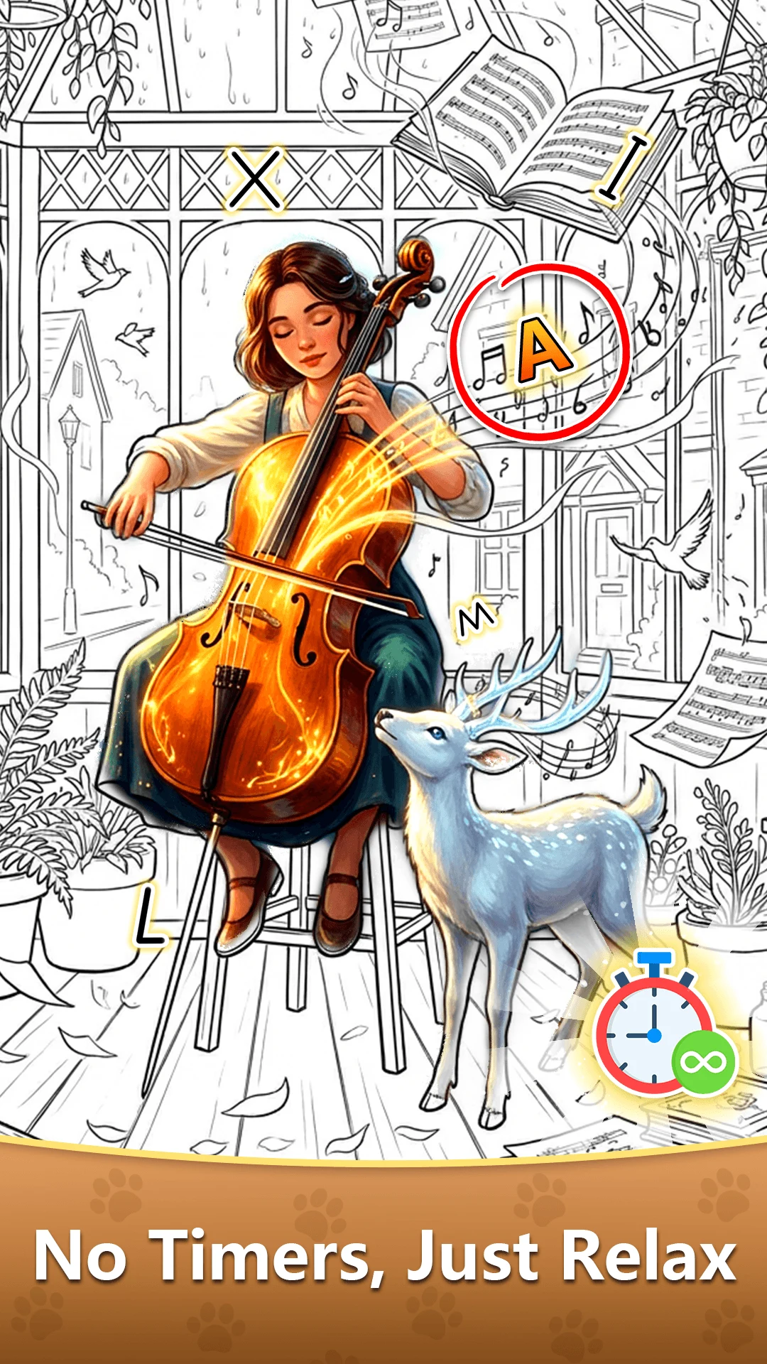 Find Hidden Letter - Color Art screenshot