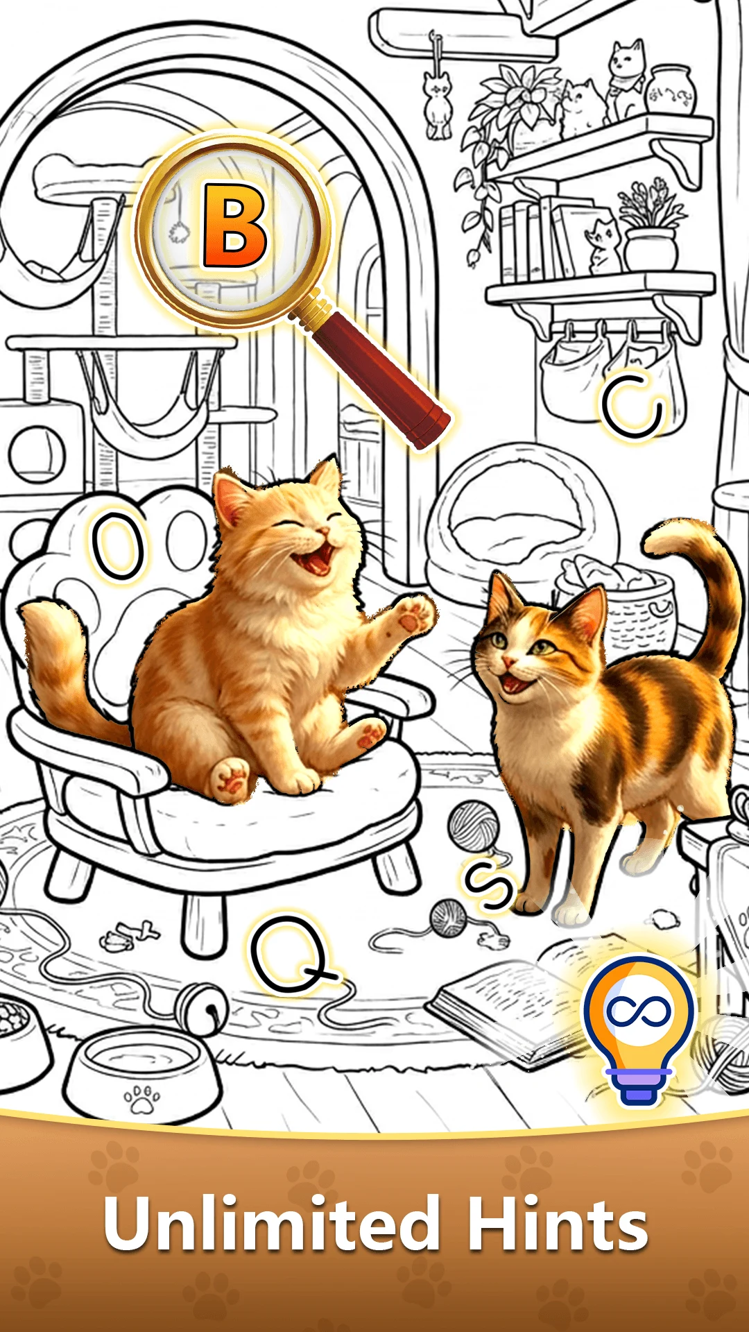 Find Hidden Letter - Color Art screenshot